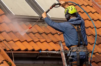 Démoussage et hydrofuge de toiture à Montesquiou
